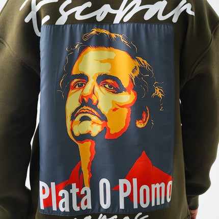 Oversize 'Escobar' Graphic Hoodie - Streetwear Hooded Sweatshirt 'Plata o Plomo'