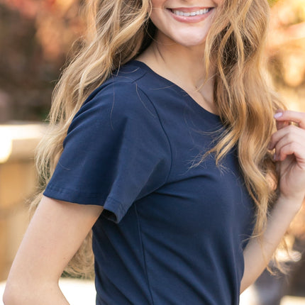 Essential Flutter Sleeve Top
