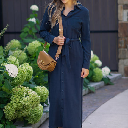 Essential Linen Shirt Dress