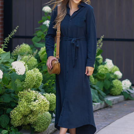 Essential Linen Shirt Dress