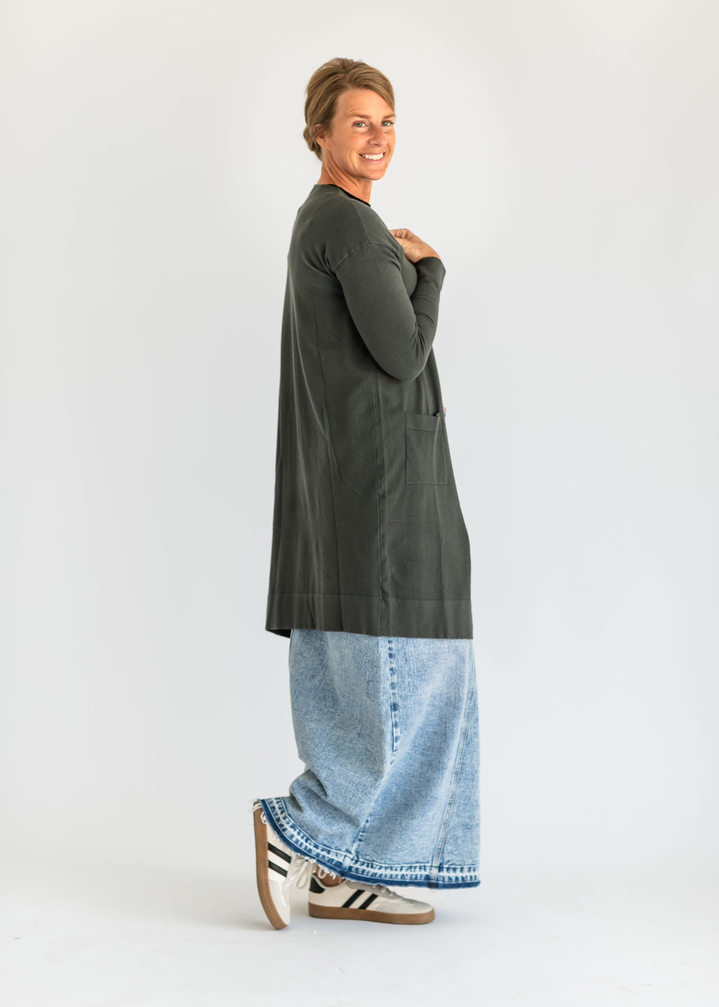 Essential Long + Soft Cardigan