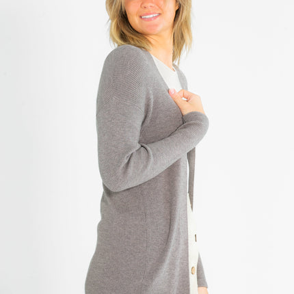 Essential Waffle Knit Cardigan - FINAL SALE