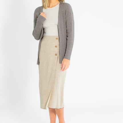 Essential Waffle Knit Cardigan - FINAL SALE