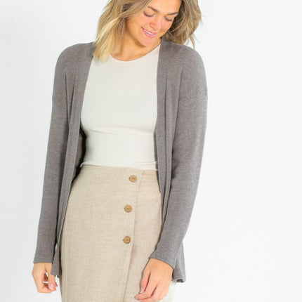 Essential Waffle Knit Cardigan - FINAL SALE
