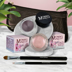 Pink Icing - A Light Opalescent Pink / Black Orchid - Luscious metallic black burgundy