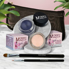 Brighten Up - A warm matte cream / Blue Angel - A Classic Navy Blue