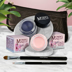 Cameo - a light nude pink / Blue Angel - A Classic Navy Blue