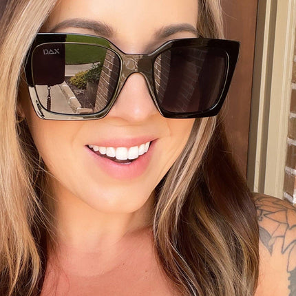 Black Frame w/ Dark Black Lens Sunglasses