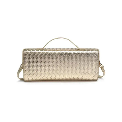 Sleek Gold Crossbody