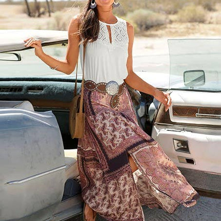 Embellished Round Buckle Belt