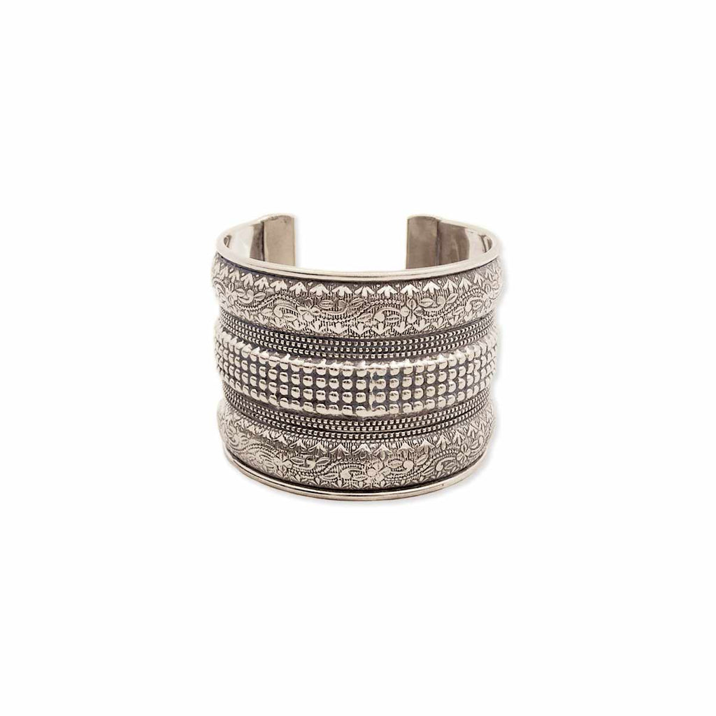 Bali Bazaar Silver Cuff Bracelet