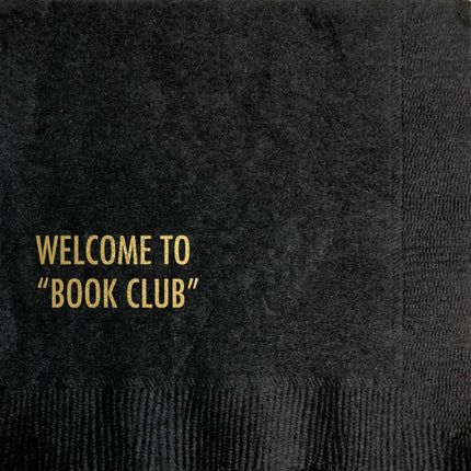 "Book Club" Cocktail Napkins