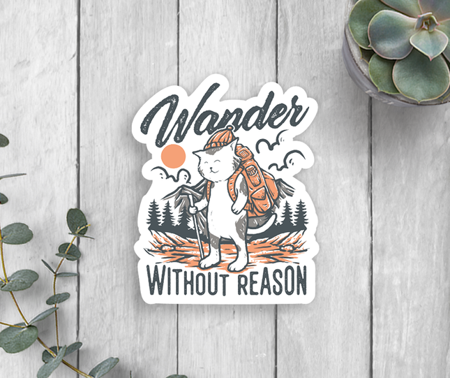 Wander Vinyl Sticker