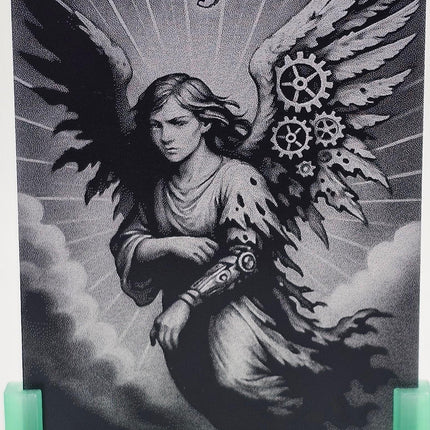 Fallen steampunk Metal Token