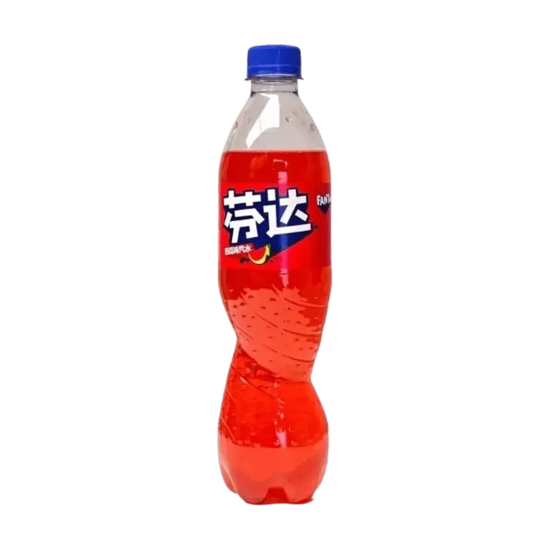 Fanta Watermelon – Refreshing Watermelon-Flavored Soda 500mL Bottle (China)