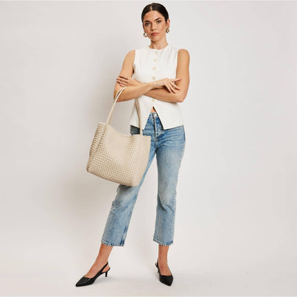 Natural Woven Tote