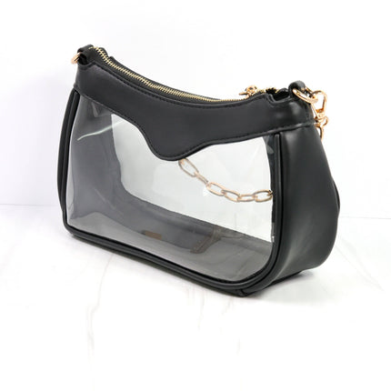 Clear Stadium Crossbody Handbag