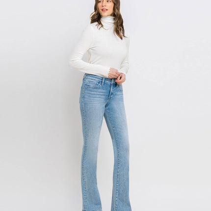 Mid Rise Bootcut Jean