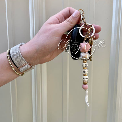 Silicone Bead Keychain -MRS