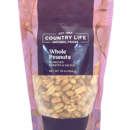 Peanuts, Whole, Blanched, Roasted, Salted
