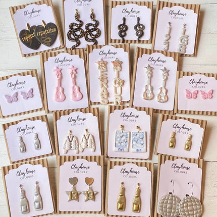 Taylor Swift Inspired Collection | Swiftie Earrings: Cardigan