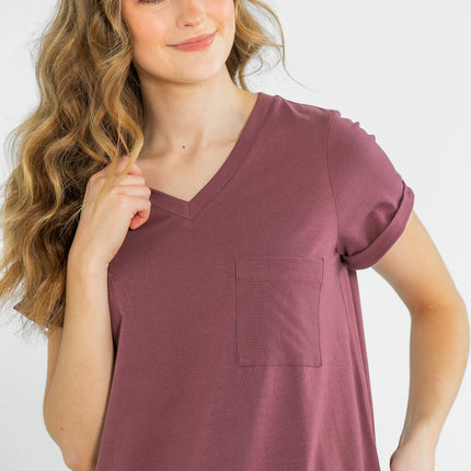 Finley V-neck T-shirt Dress