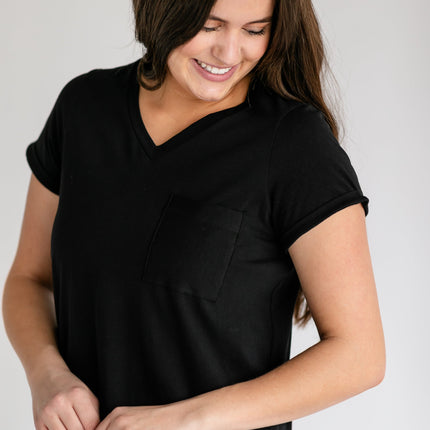 Finley V-neck T-shirt Dress