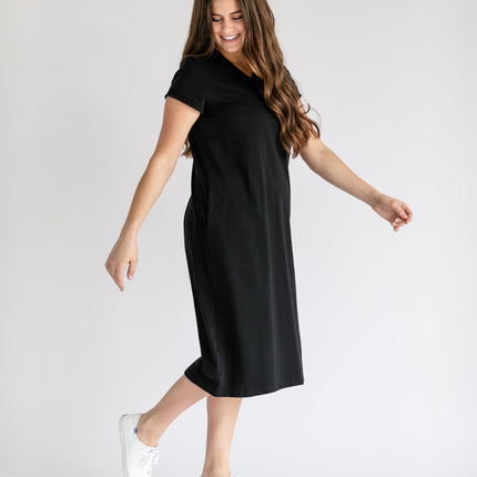 Finley V-neck T-shirt Dress