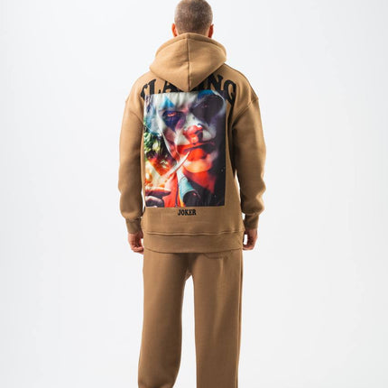 Flaming "Joker" Graphic Unisex Hoodie – Edgy Streetwear