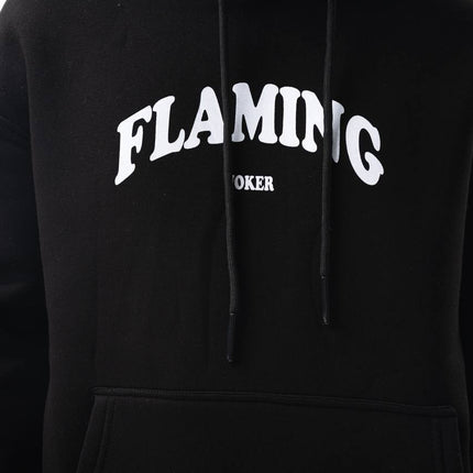 Flaming "Joker" Graphic Unisex Hoodie – Edgy Streetwear
