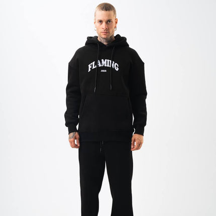 Flaming "Joker" Graphic Unisex Hoodie – Edgy Streetwear