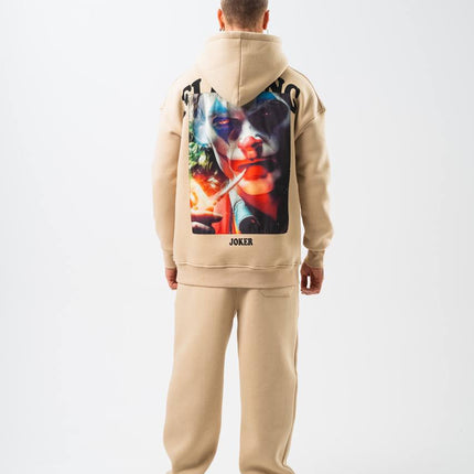 Flaming "Joker" Graphic Unisex Hoodie – Edgy Streetwear