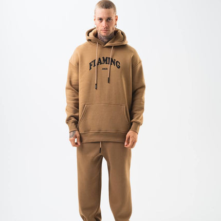 Flaming "Joker" Graphic Unisex Hoodie – Edgy Streetwear