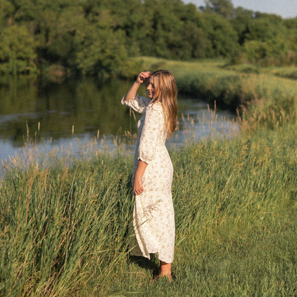 Flora Smocked Midi Dress