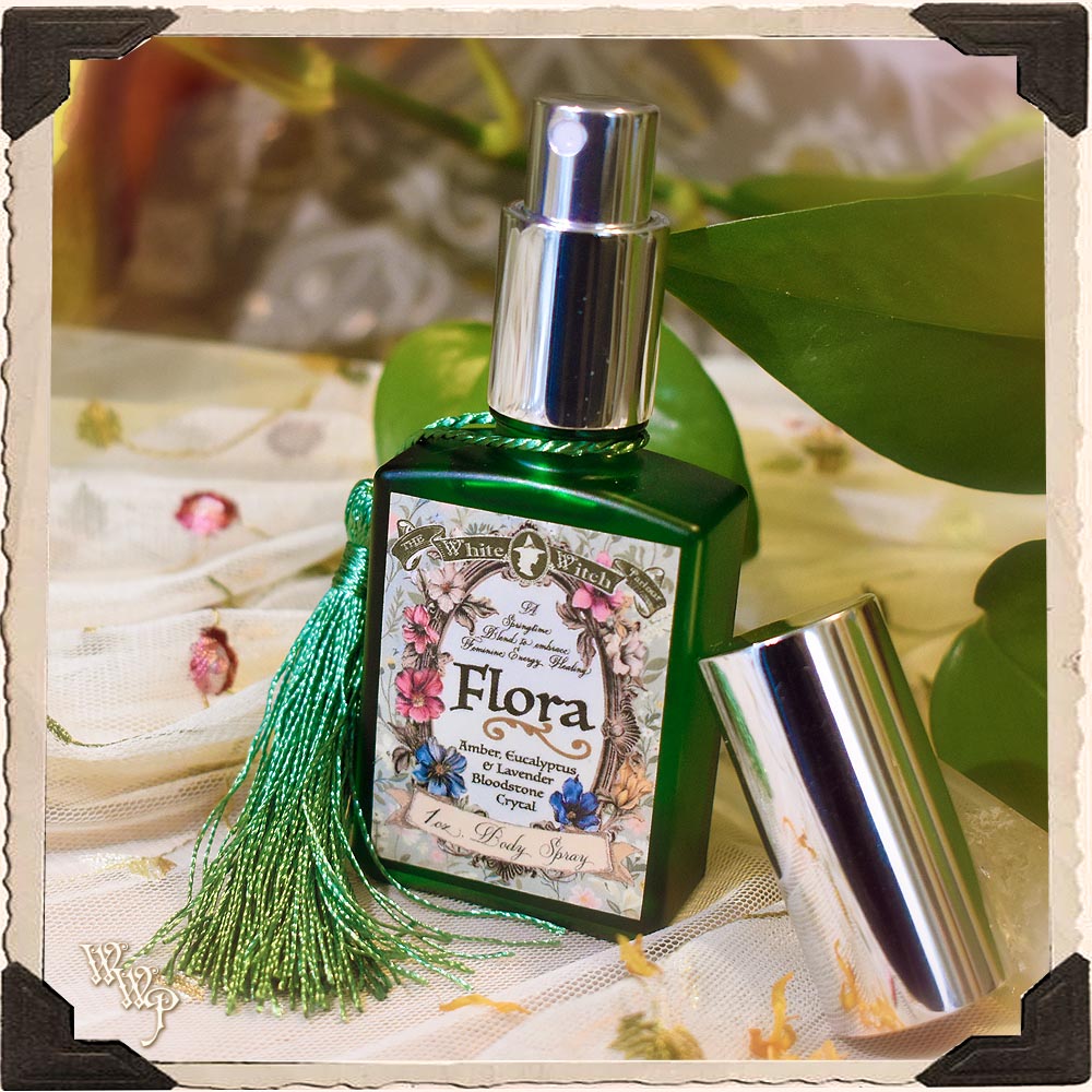 FLORA Body Spray. 1oz. Springtime Feminine Energy Healing Blend