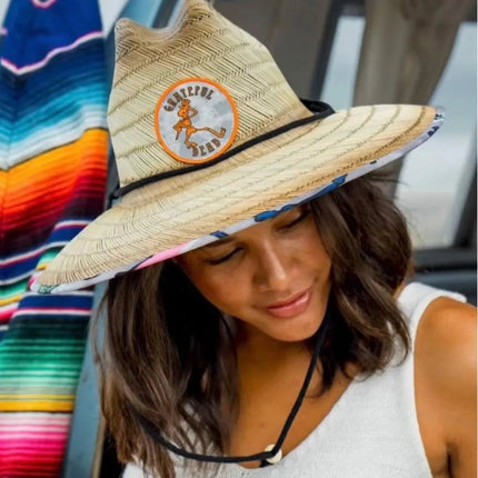 Peter Grimm Grateful Dead Friendly Lifeguard - Rye Straw Lifeguard Hat