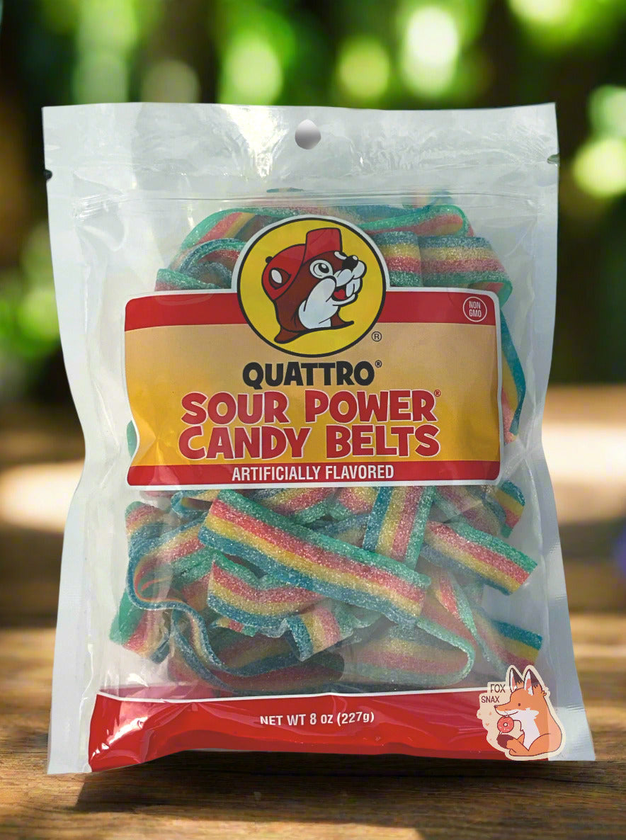 Buc-ee's Quattro Sour Power Candy Belts