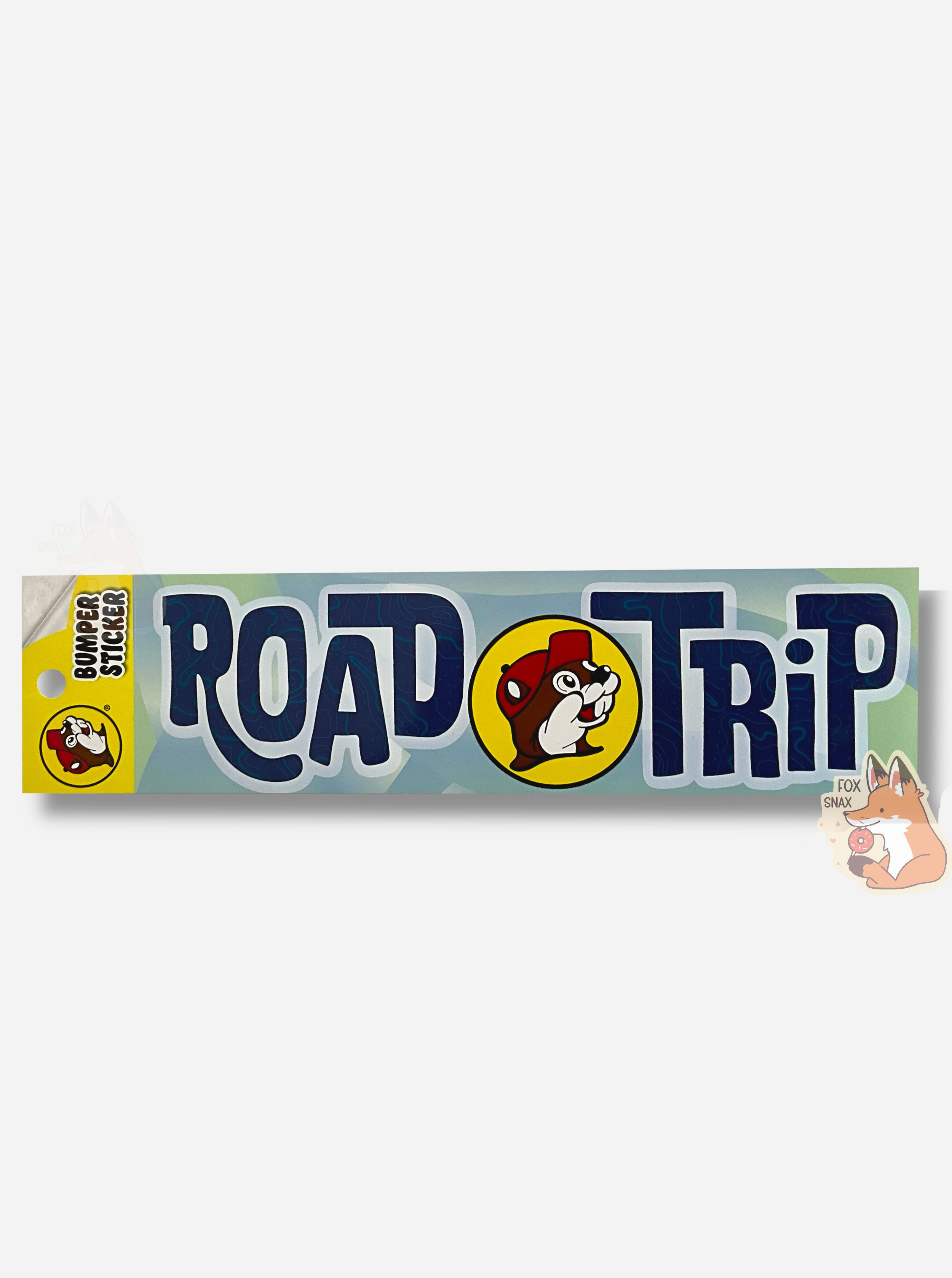 Buc-ee's Blue Road Trip Bumper Sticker