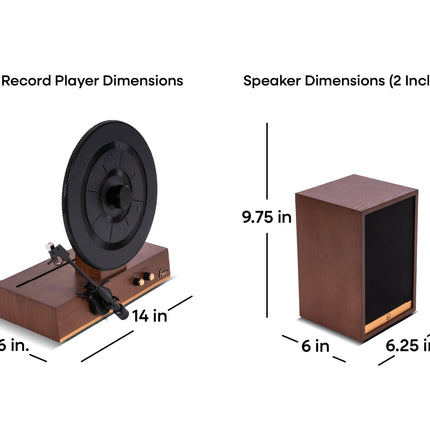 Fuse Audio GLD Vertical Vinyl Record Player