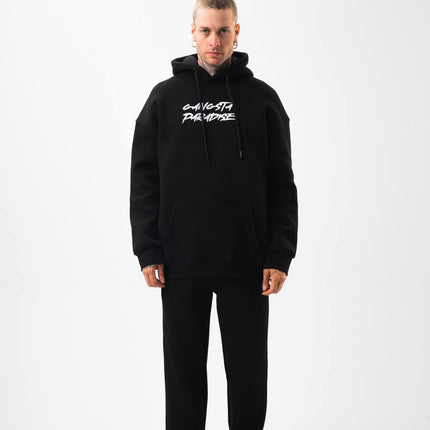 Oversize 'Gangsta Paradise' Graphic Hoodie - Heavyweight Streetwear Hooded Sweatshirt