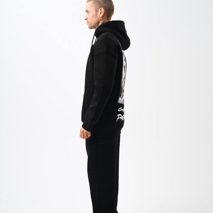 Oversize 'Gangsta Paradise' Graphic Hoodie - Heavyweight Streetwear Hooded Sweatshirt
