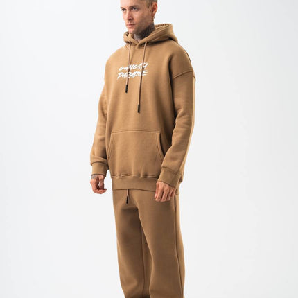 Oversize 'Gangsta Paradise' Graphic Hoodie - Heavyweight Streetwear Hooded Sweatshirt