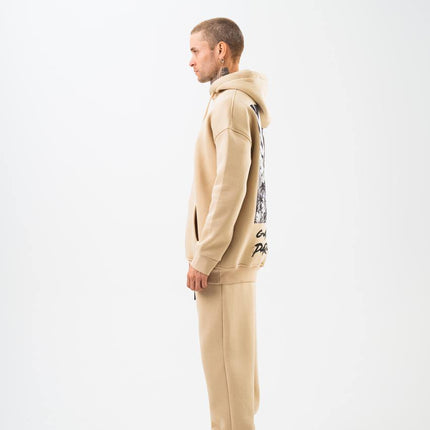 Oversize 'Gangsta Paradise' Graphic Hoodie - Heavyweight Streetwear Hooded Sweatshirt