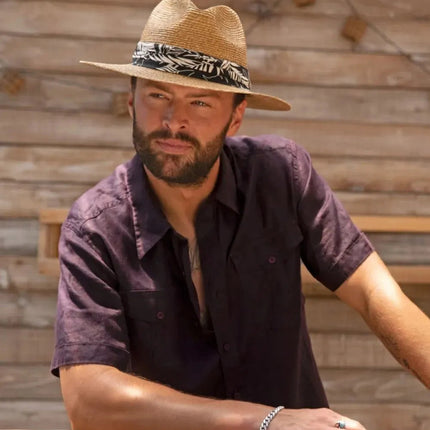 Peter Grimm George - Straw Fedora Golf Hat