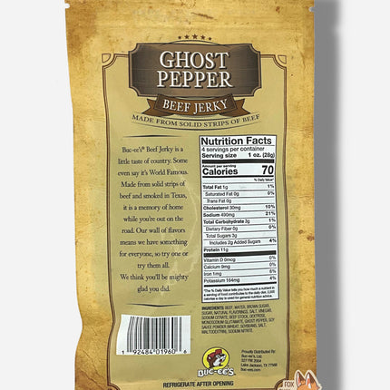 Buc-ee's Ghost Pepper Beef Jerky