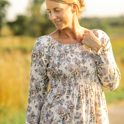 Gia Long Sleeve Maxi Dress - FINAL SALE
