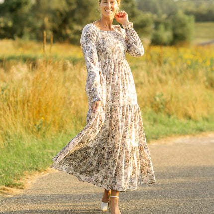Gia Long Sleeve Maxi Dress - FINAL SALE