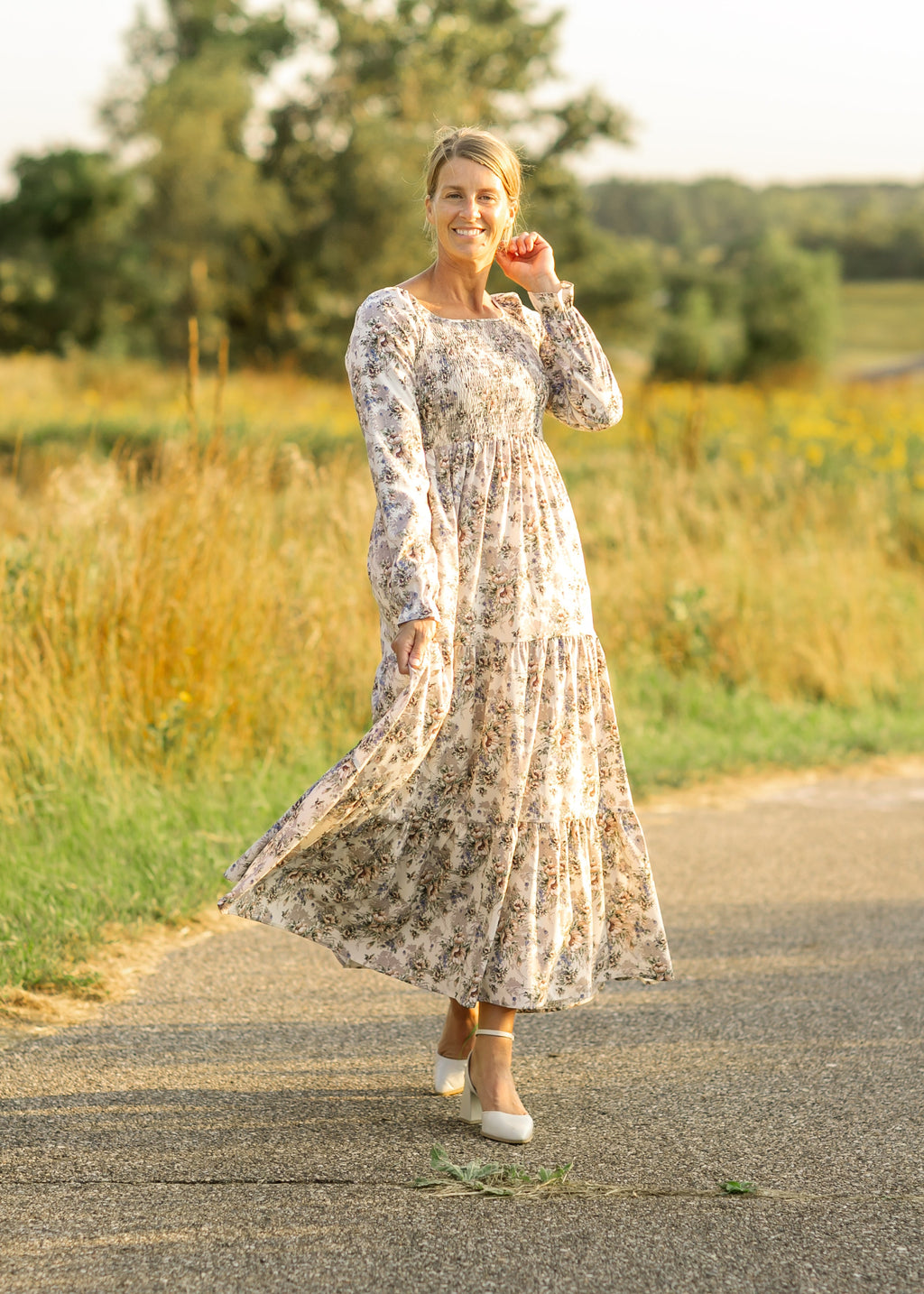 Gia Long Sleeve Maxi Dress - FINAL SALE