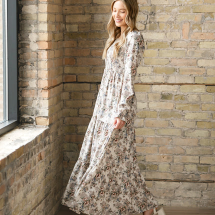 Gia Long Sleeve Maxi Dress - FINAL SALE