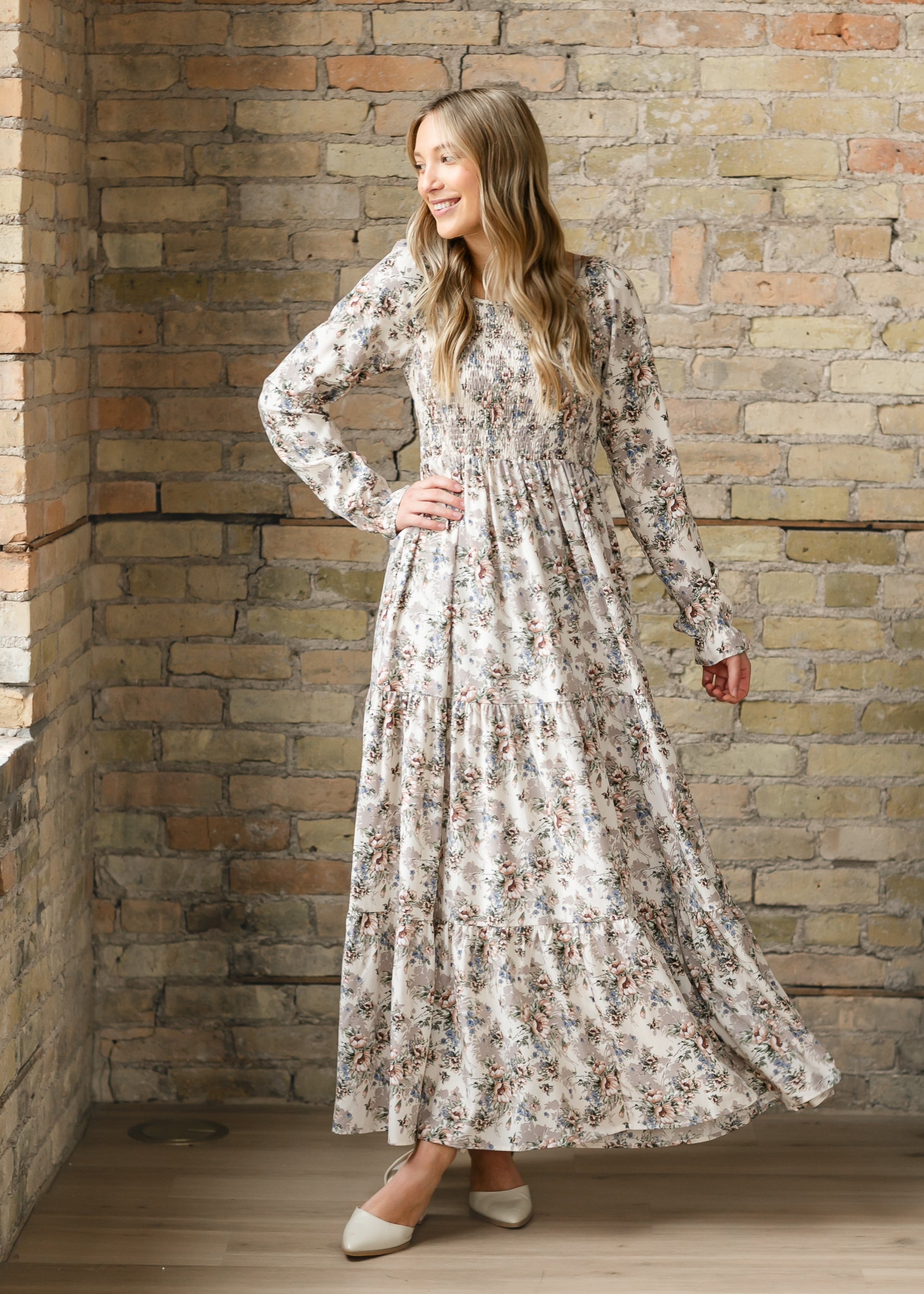 Gia Long Sleeve Maxi Dress - FINAL SALE